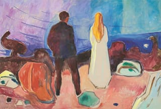 Edvard Munch, "Two Human Beings: The Lonely Ones" (1933-35) (image via London Review of Books)