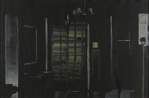 Richard Walker, "Curtain II" (2011), oil on panel, 16 x 24 inches
