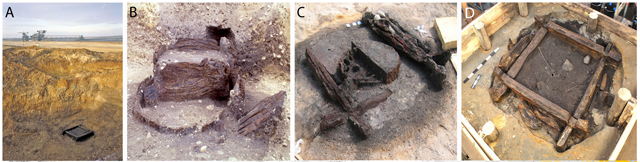 The location of the wooden well lining (All images via plosone.org)