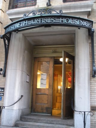 The entrance to Westbeth