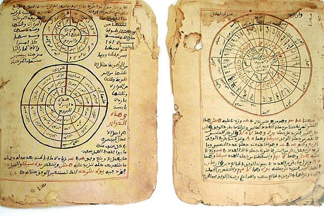Timbuktu medieval manuscripts on astronomy and mathematics (Image via wikipedia.org)