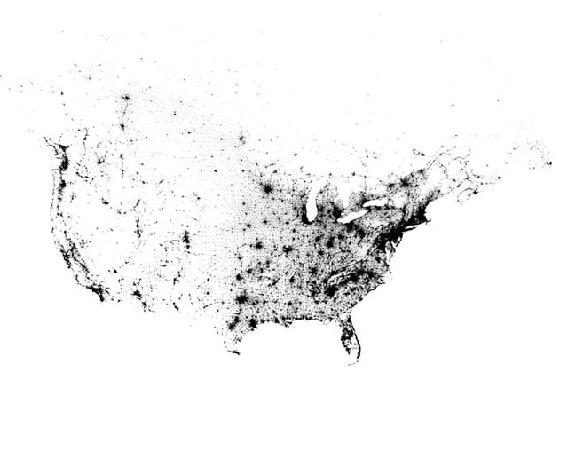 Census Dotmap via bmander.com