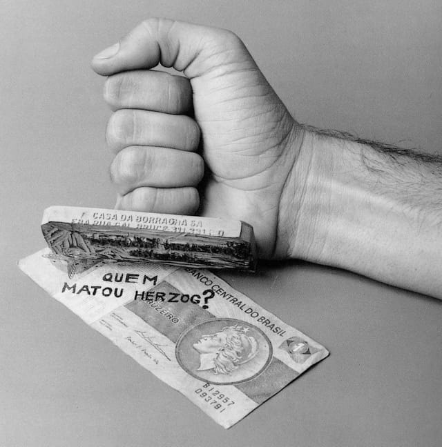 Fig 53_Cildo Meireles, Inserc?o?es em Circuitos Ideolo?gicos Projeto Ce?dula (Insertions into Ideological Circuits Banknotes Project) (1975)