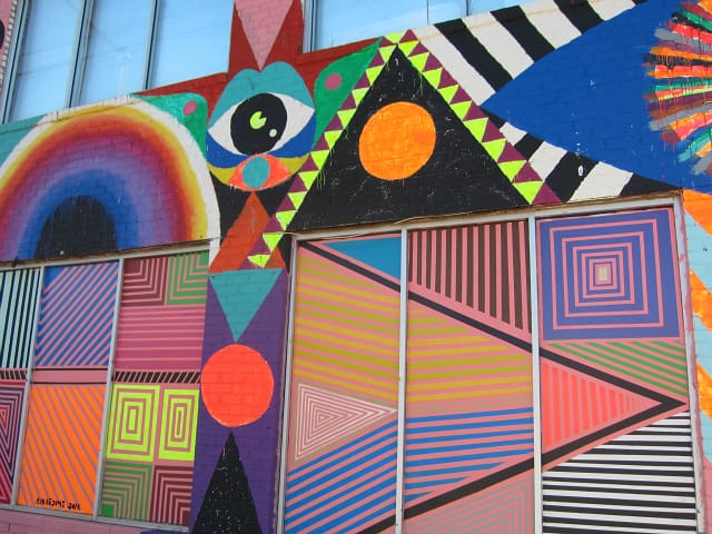 Exterior wall of the Womb (photo by the author)