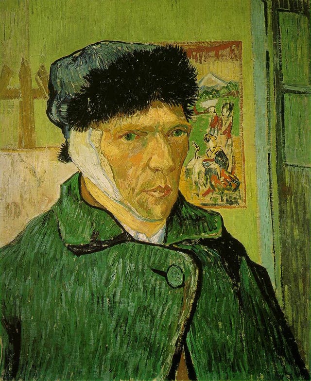 Vincent van Gogh, "Self Portrait With Bandaged Ear" (1889) (Image via wikipedia.org)