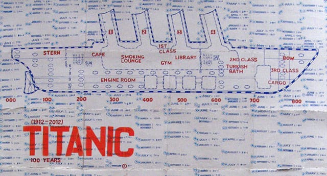 George Widener, "Titanic" (2012) (image courtesy Henry Boxer Gallery, London)