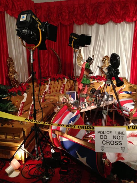 Pepon Osorio, "The Scene of the Crime (Whose Crime?)" (1993)