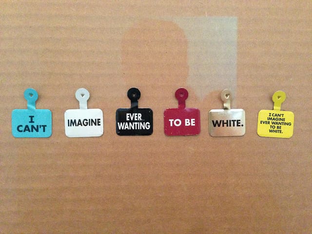 Daniel Joseph Martinez, "Museum Tags: Second Movement (Overture)" (1993)