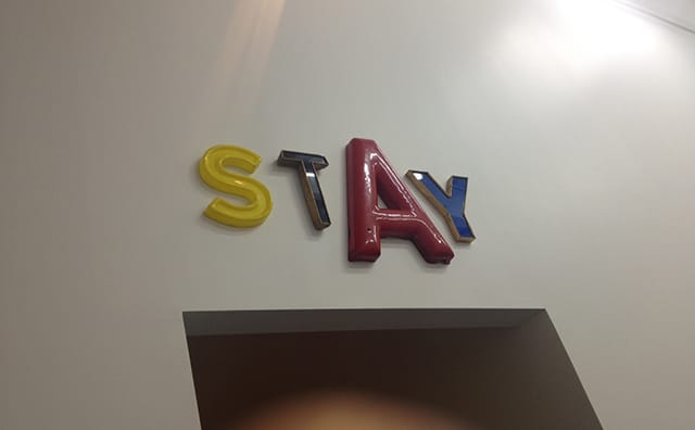 Jack Pierson, "STAY" (1991)