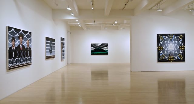 Roger Brown, Installation shot (Courtesy of DC Moore Gallery, New York.)