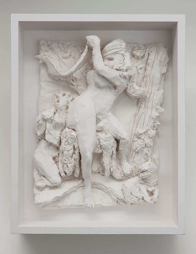 Kyle Staver, "Diana Ceramic Relief," (2012), 9" x 12"