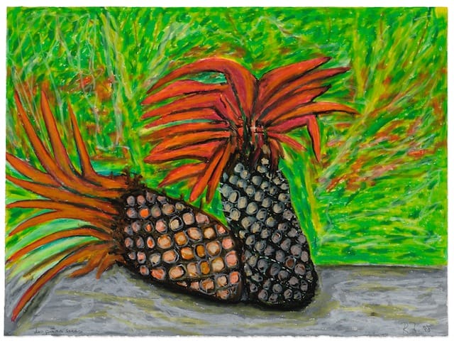 Rafael Ferrer, "Dos Pinas Secas," 