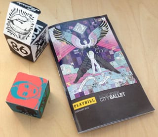 The audience souvenir and night's program.