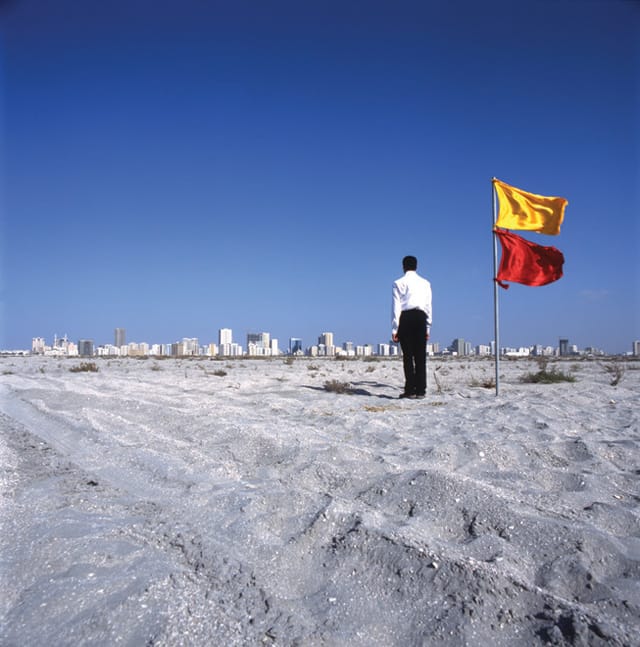 Kazem, "Photographs with Flags" (1997 - 2003), Dimensions variable, Photographs