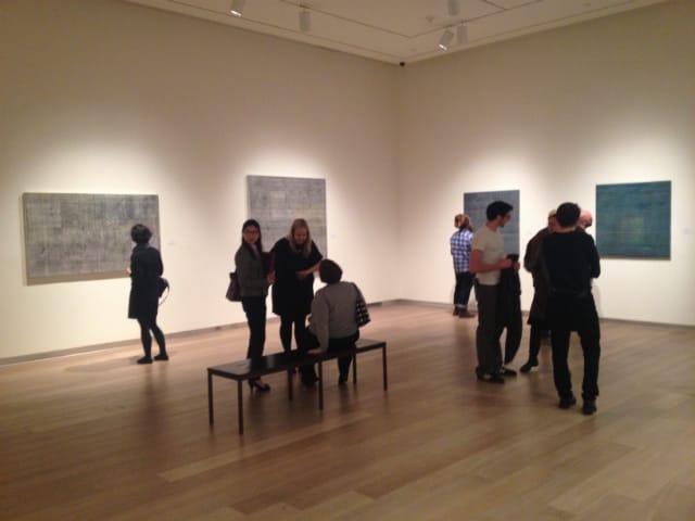 Installation shot of Jack Whitten at SCAD Museum of Art