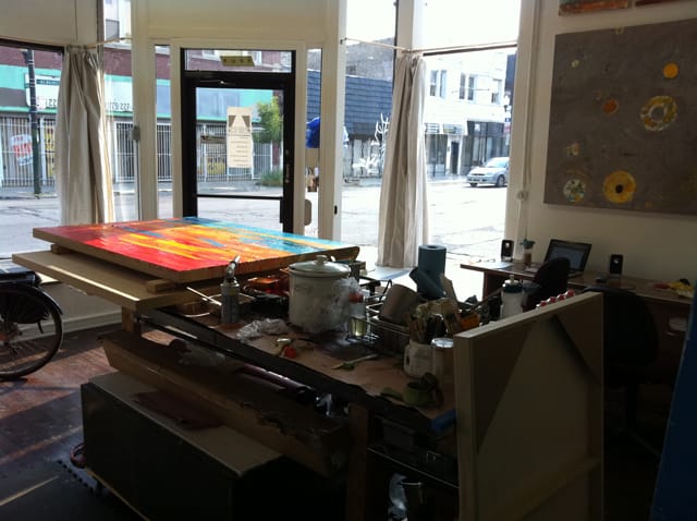 Lynn Basa's studio Chicago