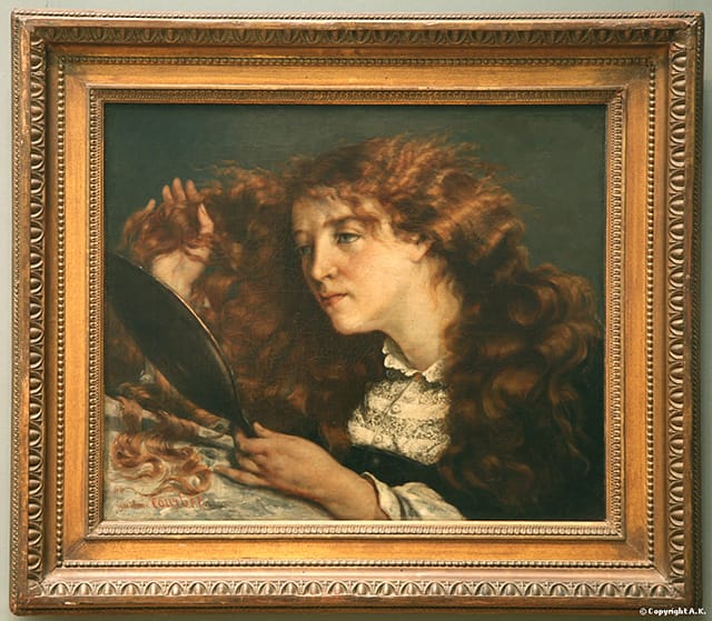 Gustave Courbet, "Jo, La Belle Irlandaise" (Image via Insecula.com)
