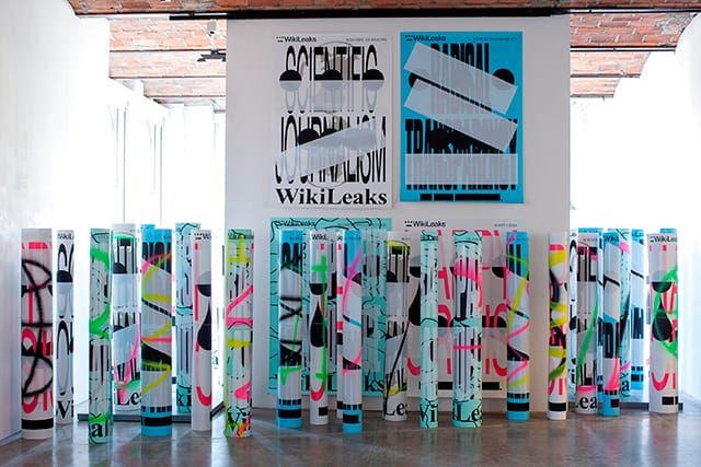 Installation view of "Metahaven: Islands in the Cloud" at MoMA PS1 (Photo: Matthew Septimus)