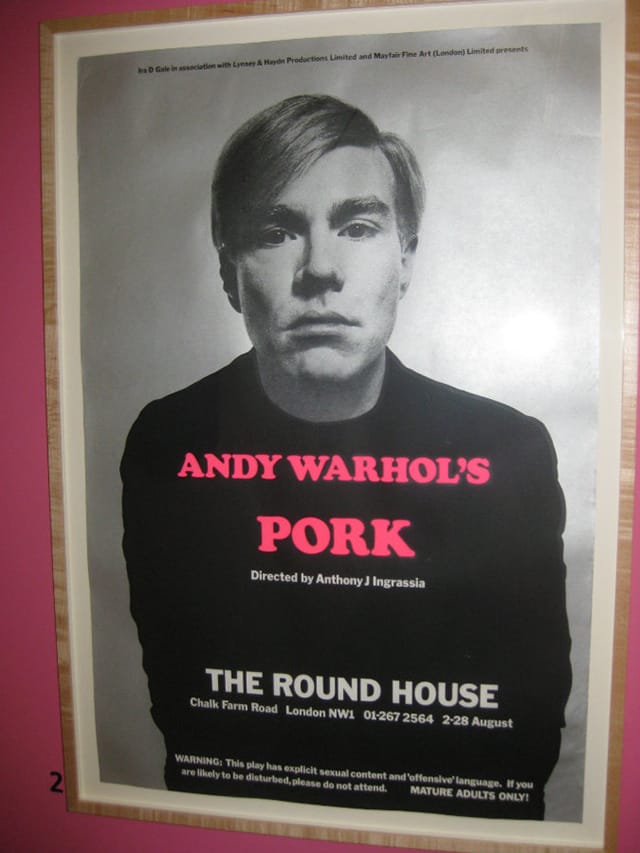 Andy Warhol, "Pork" poster