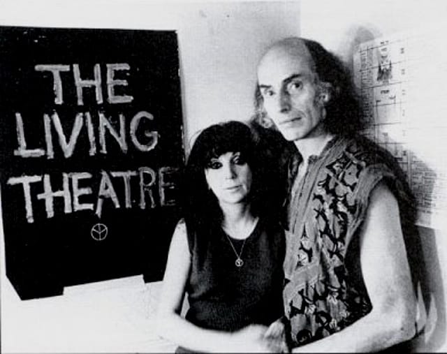 Judith Malina at the Living Theatre (via the Living Theatre)