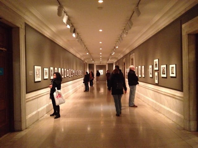 Installation view, "Echoes of Silence: Philip Trager, Early Photographs, 1967–83" at the New York Public Library