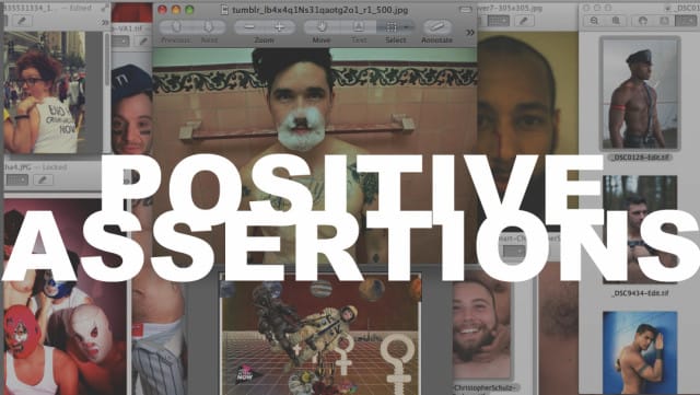 Visual AIDS' "Positive Assertions" flyer (via visualaids.org)