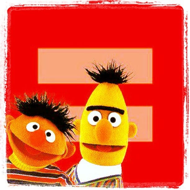 Bert and Ernie HRC meme