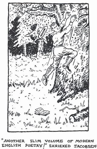 Comic by Glen Baxter (image via literodditi.wordpress.com)