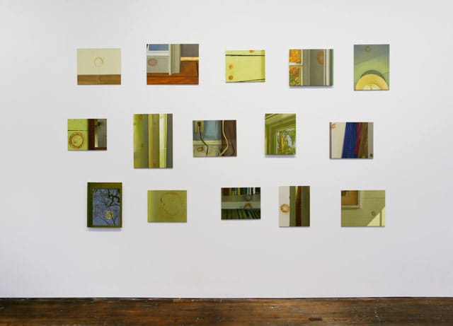 An installation view of "Catherine Murphy: Recent Work" at Peter Freeman, Inc., showing the "Knots" paintings (2009) (all images courtesy Peter Freeman)