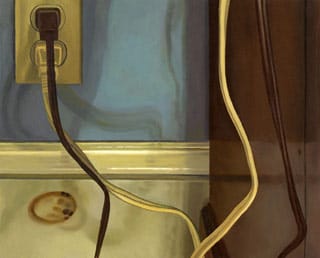 Catherine Murphy, "Knot 1" (2008), oil on canvas on board, 16 x 19 7/8 inches (click to enlarge)