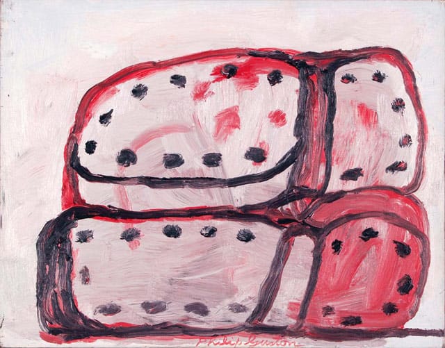 Philip Guston, "Shoes" (1972), oil on panel, 11 x 14 inches