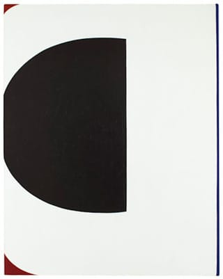 Al Held, "The Big D" (1964), acrylic on canvas, 144 x 114 inches (click to enlarge)