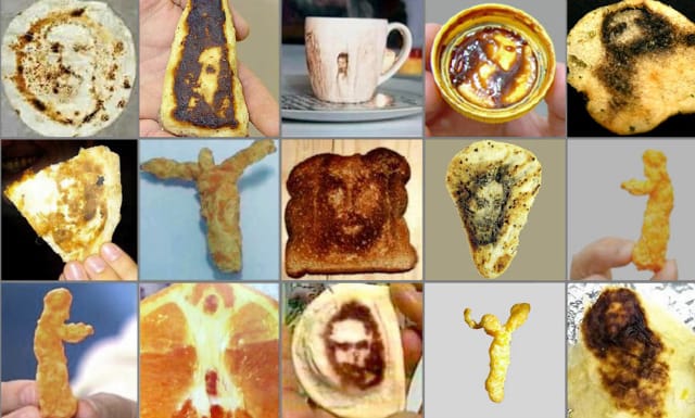 Susan Hiller, Jesus in a slice of toast, 2012. Screensaver