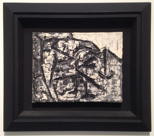 Jean-Paul Riopelle, Untitled (Iceberg series), 1977, Oil on canvas, 10 3/5 × 13 4/5 in., Oriol Galeria d'Art, Barcelona, Booth 406.