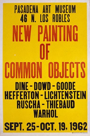 Ed Ruscha's commission from the Colby Printing Co (Image via getty.org)