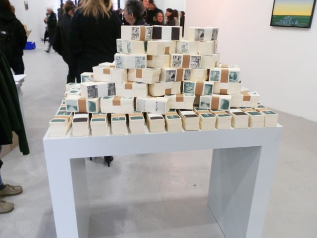 Installation view of Art Cash (1971) at 1602 Broadway's booth