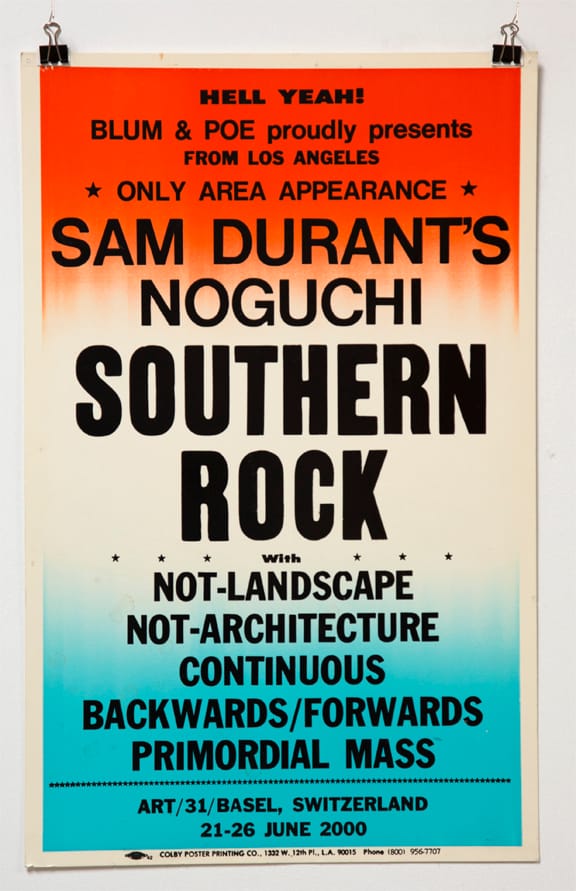 Poster by Sam Durant 