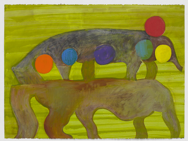 Thomas Nozkowski, "Untitled (L -5)," 2011