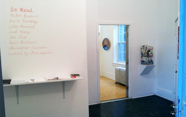 So Real (installation shot) @ Radiator Arts (Photo courtesy of Hyperallergic staff)
