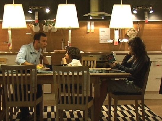 Guy Ben-Ner, still from "Stealing Beauty" (2007), color video with sound, 17 min, 40 sec