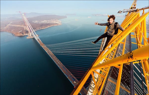 Skywalking photo by Vitaly Raskalovsky (Image via architizer.com)