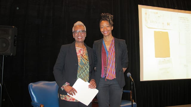 Nell Painter and Kara Walker at the Newark Public Library (all photos by Heidi Cramer, courtesy the Newark Public Library, unless otherwise noted)