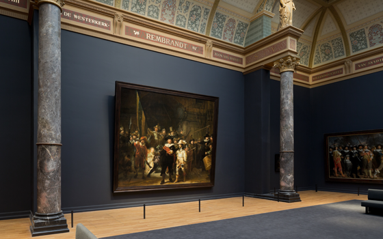 "The Night Watch" in the renovated Rijksmuseum (Image via Holland.com)