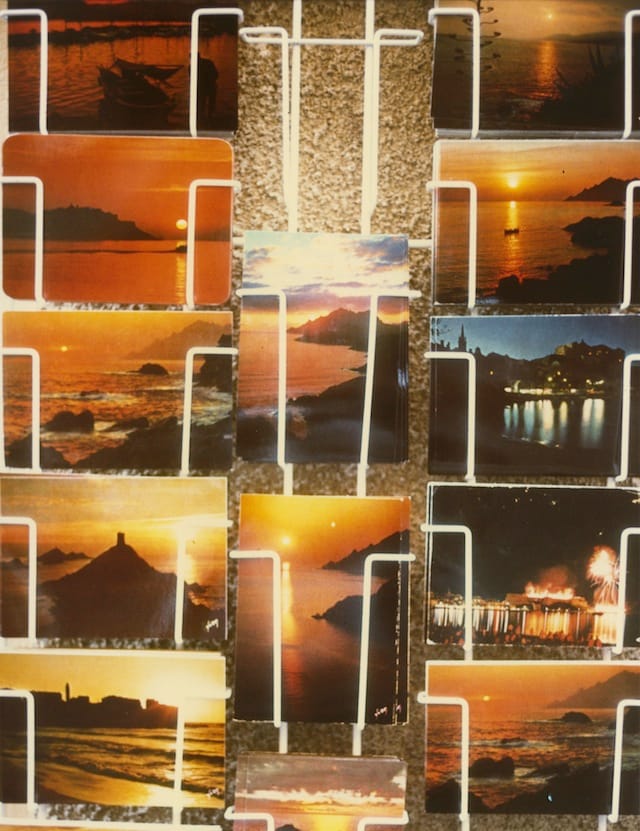 Luigi Ghirri, “Calvi” (1976), from the series "Kodachrome," vintage cibachrome, 11 x 8 1/2 inches (© Estate of Luigi Ghirri, courtesy Matthew Marks Gallery)