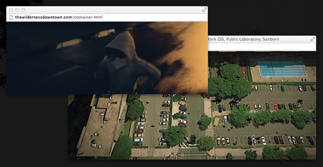 Screen capture from The Wilderness Downtown