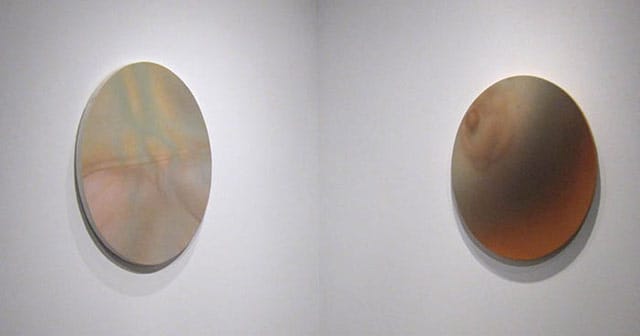 Installation view of work by Gwen Hardie at Garis & Hahn (photo by Susan Silas)