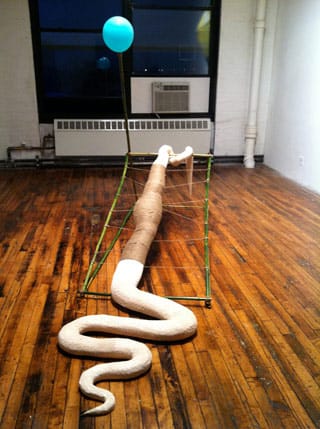 Work by Annesofie Sandal at ISCP (click to enlarge) (all photos by the author for Hyperallergic)