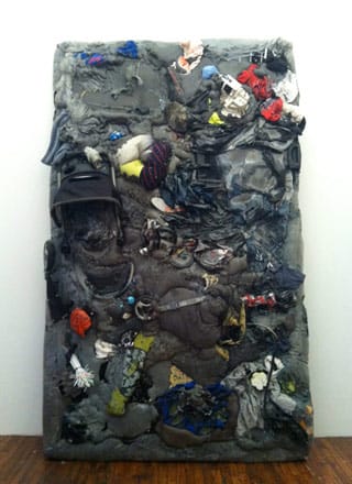 Kevin Beasley's sculpture at ISCP (click to enlarge)