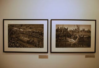 "101 Tragedies of Enrique Metinides," installation view  at Aperture Gallery (click to enlarge)