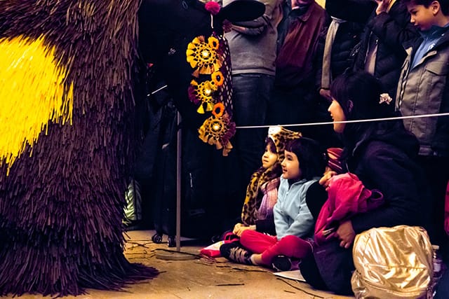 Nick Cave's installation at Grand Central terminal (Photo by Travis Magee, courtesy Creative Time)